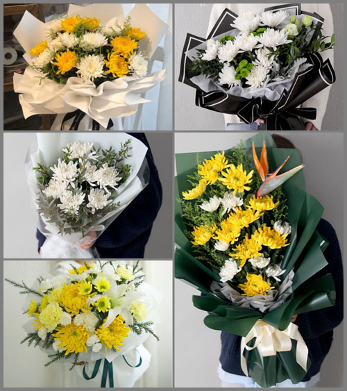 贵州毕节市七星关区三板桥街道官大村白事花束代送